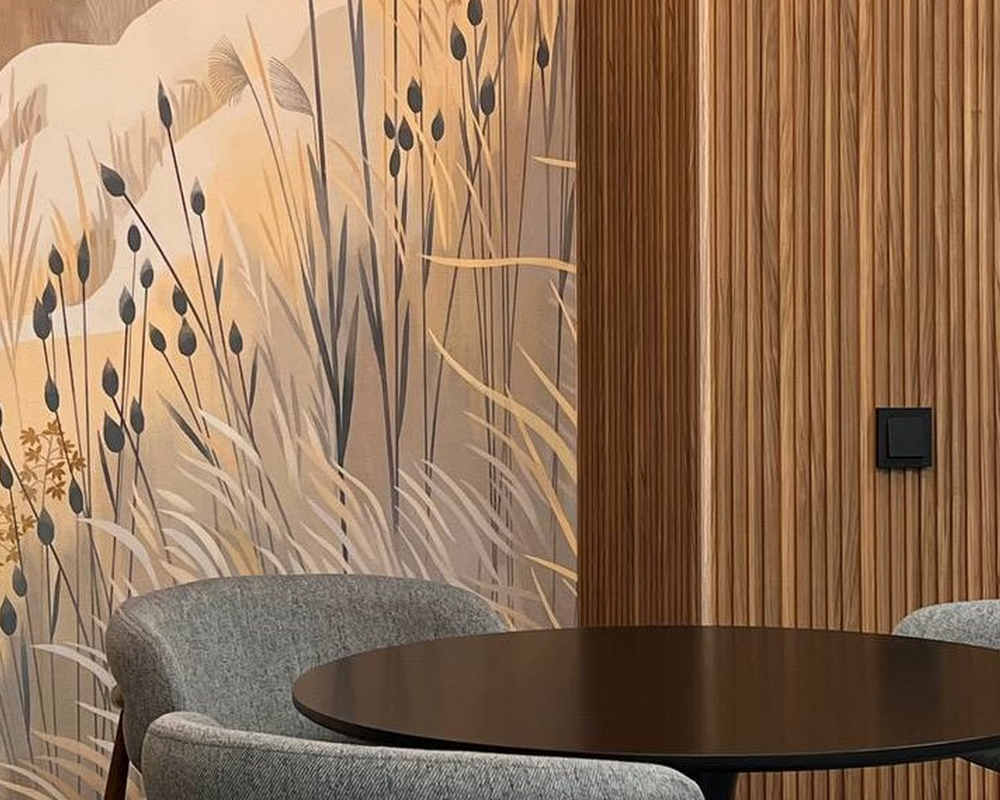 Панель МДФ ACUPAN 61.08.122502.92 рейки 12х122х2760 мм Орех светлый