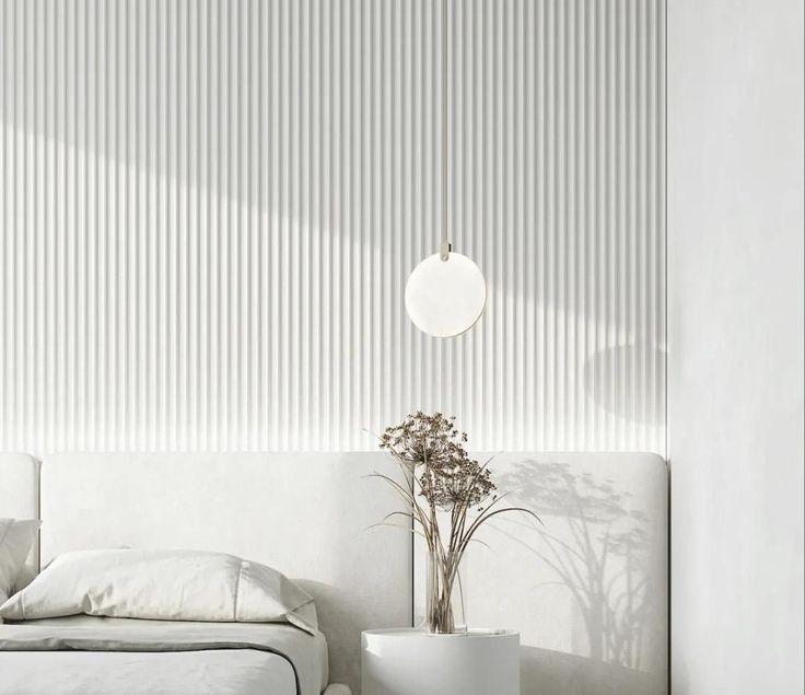 Стеновая панель МДФ. 2760*122*12мм AP122507.91 Белый под покраску