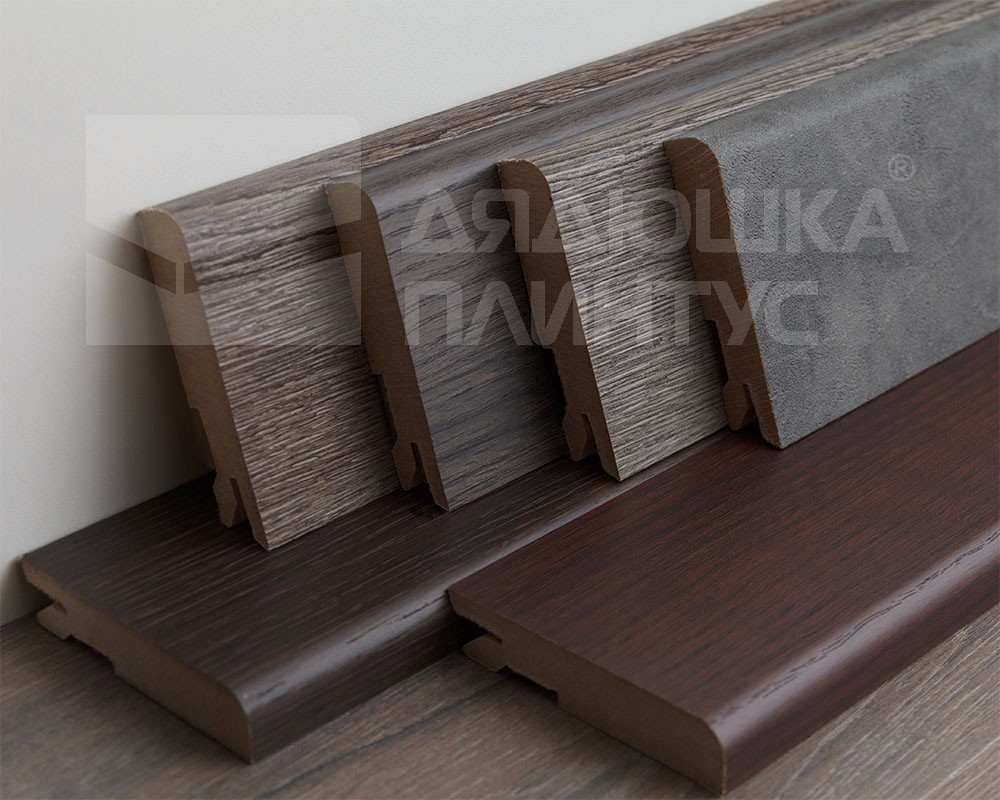 Плинтус МДФ Лука Пл 100-1МДФ.2700.Point line 24055 Ривьера нью