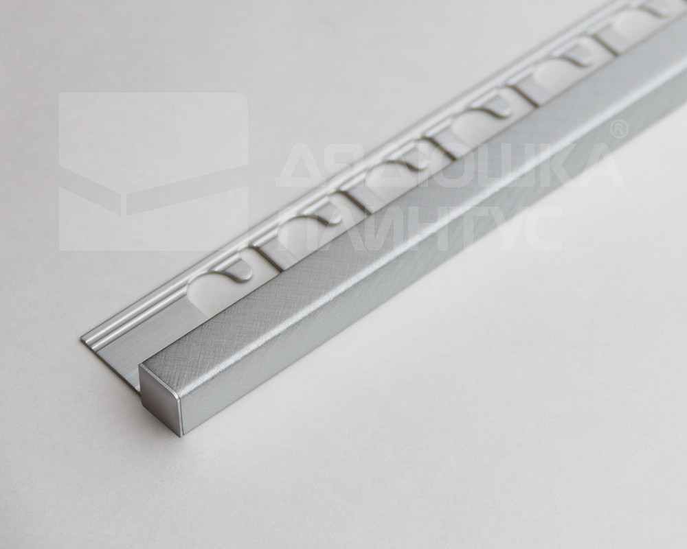 Пробка для прямоугольного профиля 10 мм Серый Tiltex. TPJQBX 10/2