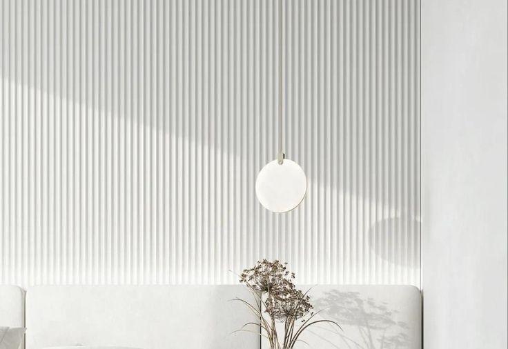 Стеновая панель Волшебная Палочка 103. 2700*120*12 мм Белая под покраску