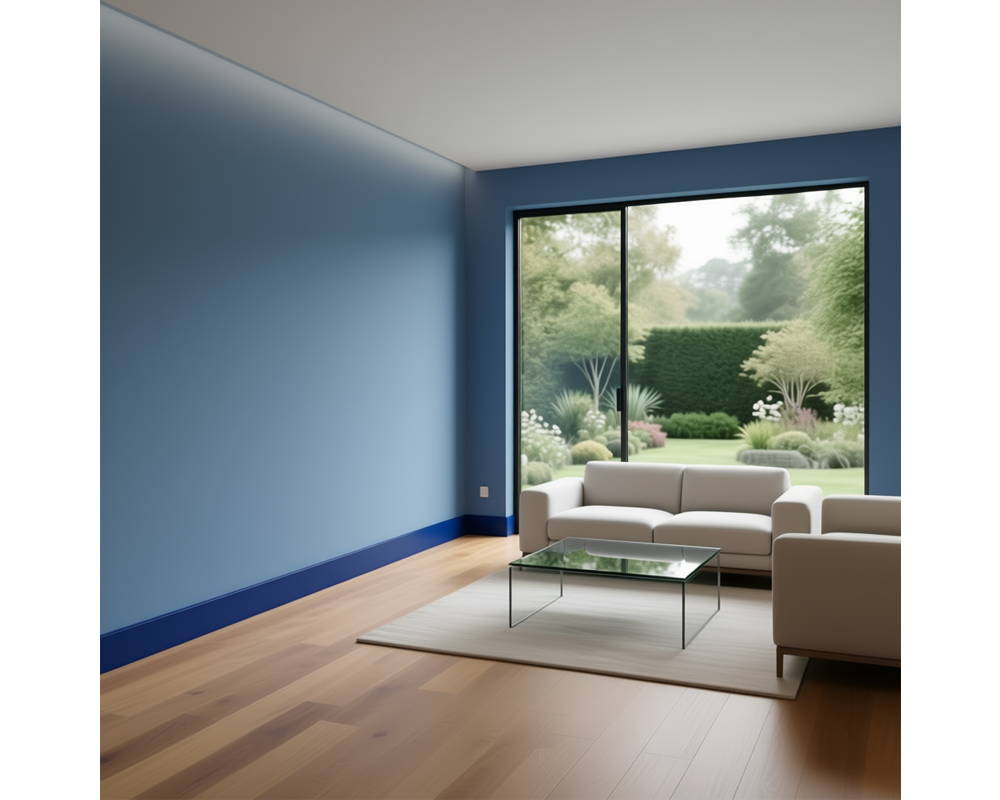 Плинтус из полистирола высокой плотности HI WOOD B70V2 69мм х 14мм х 2,0м.