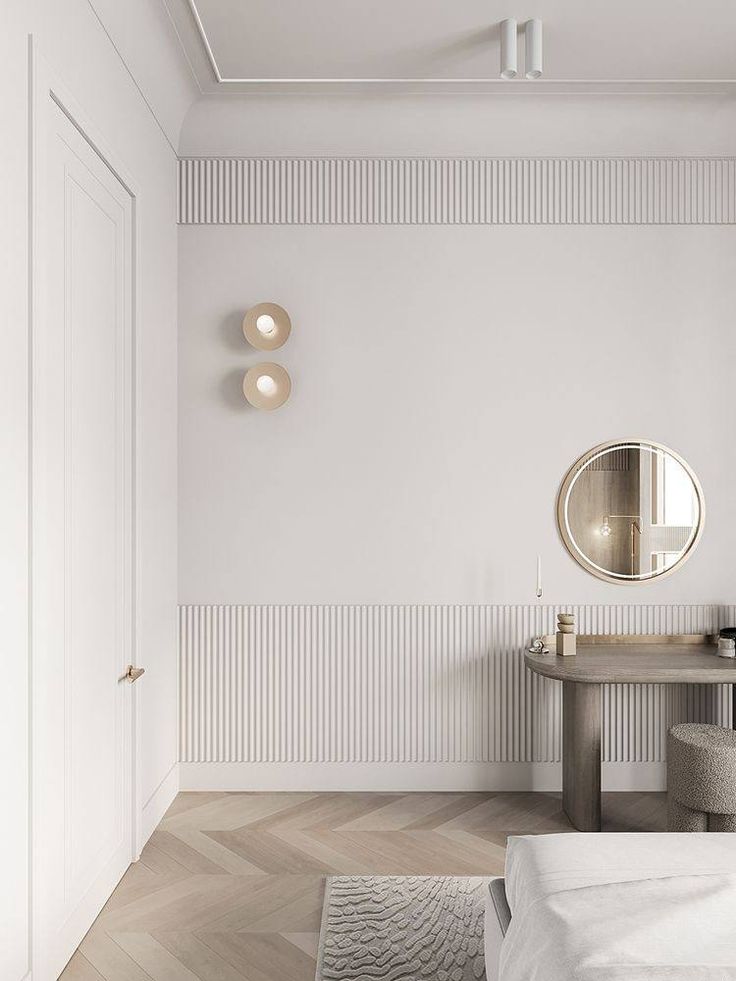 Стеновая панель Волшебная Палочка 106. 2700*120*12 мм Белая под покраску