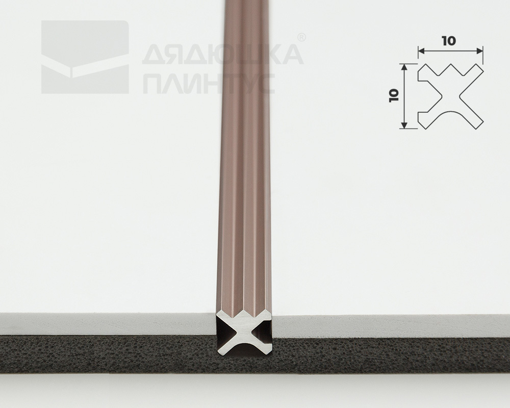 Теневой профиль Decaro Engineering D00X.A Медь 3,0 м