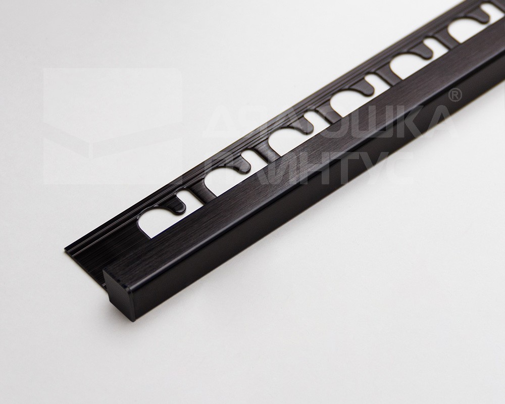 Пробка для прямоугольного профиля 10 мм Крац. черный. TPJQNS 10/2