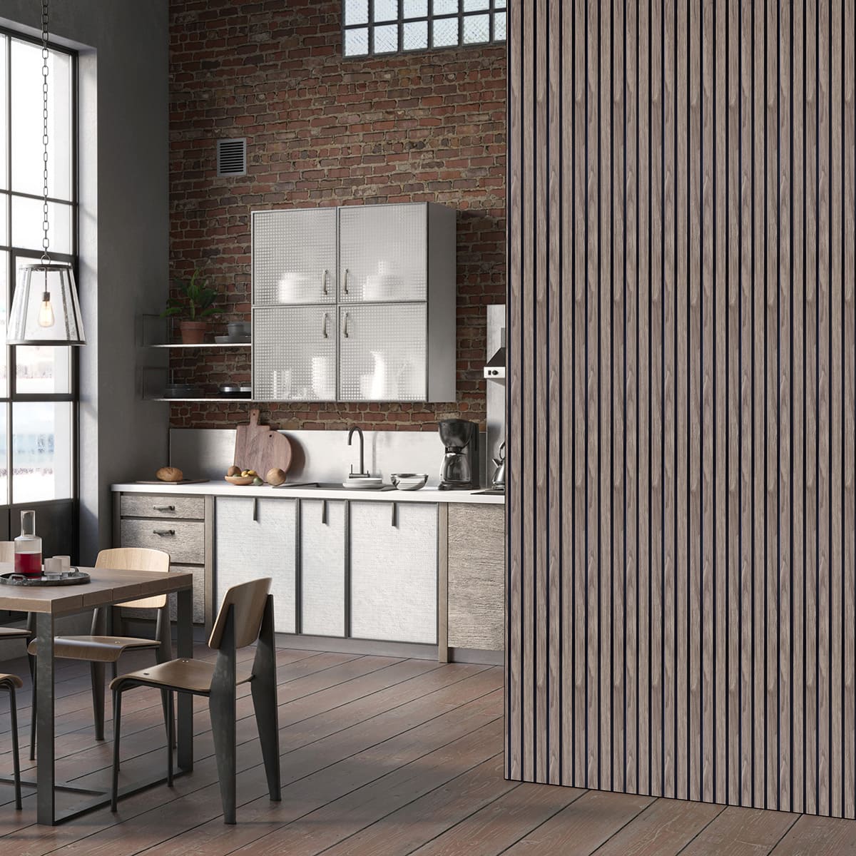 Панель вспененный полистирол ГРЕЙС 3D RAIL 120*2700 мм.  Ель