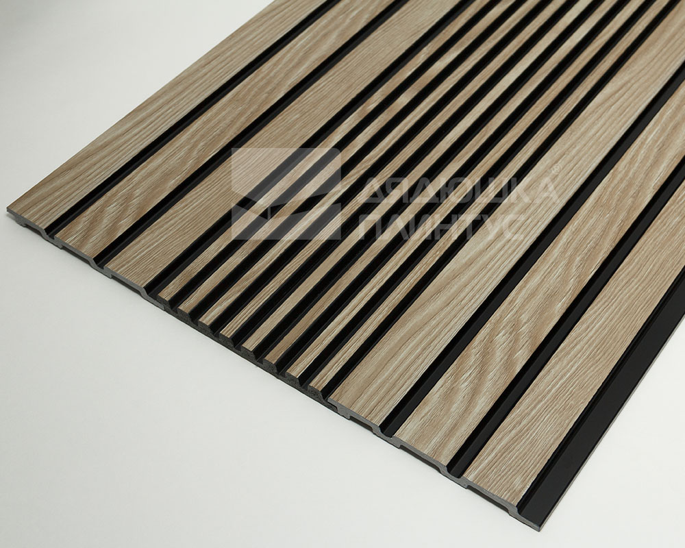 Панель вспененный полистирол ГРЕЙС 3D RAIL 120*2700 мм.  Ольха