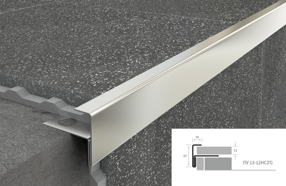 Профиль угловой ПУ 13-12НСП.2700.001 Полированный