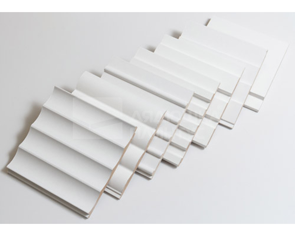 Стеновая панель МДФ. 2760*122*12мм AP122506.91 Белый под покраску