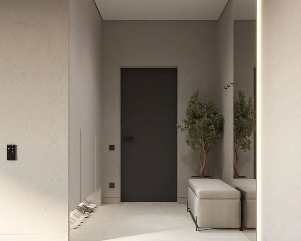 Плинтус алюминиевый потолочный для подсветки Волшебная палочка 46,1 х 42,9 мм 3,0 м Чёрный матовый