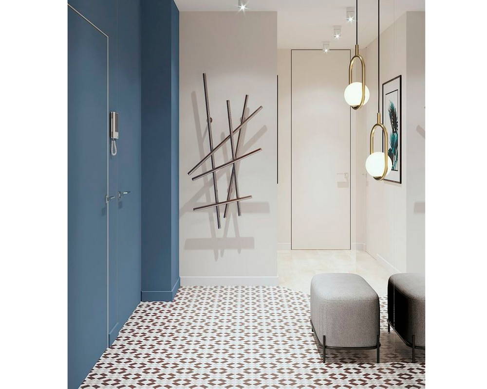 Плинтус из полистирола высокой плотности HI WOOD B70V2 69мм х 14мм х 2,0м.