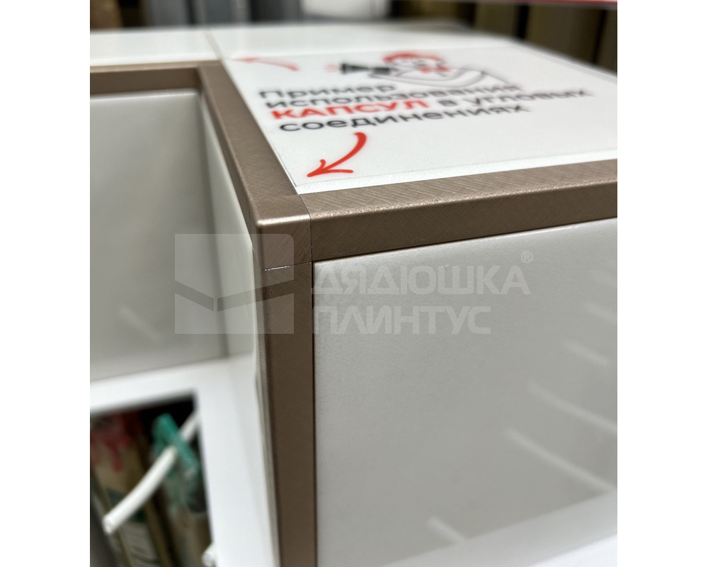 Профиль окантовочный ПК 11-8.2700.204л Бронза