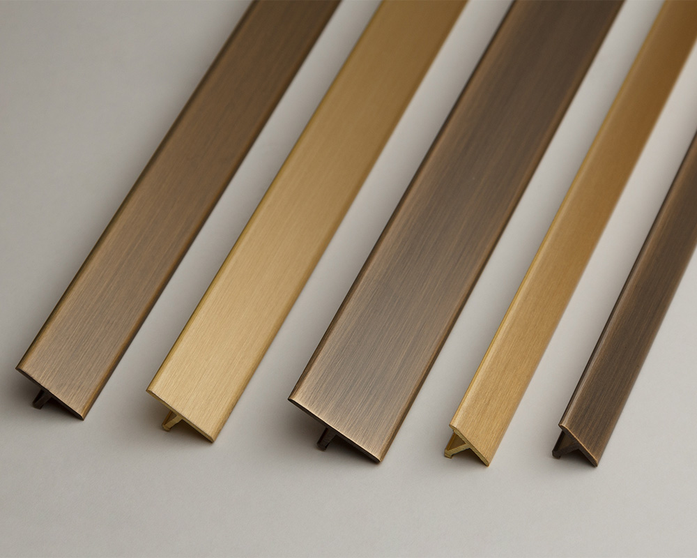 Профиль Т-образный латунь брашированная 20мм 2,7м MSPCROV 209