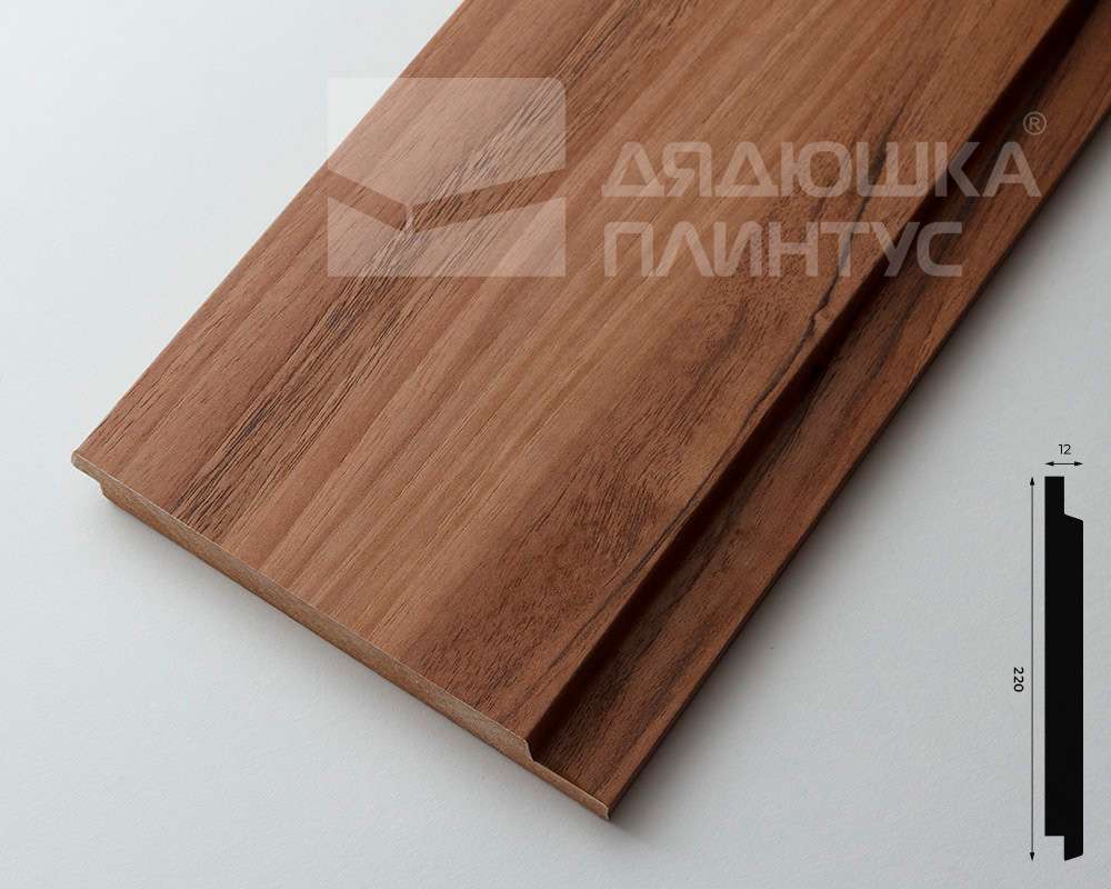 Панель МДФ ACUPAN 61.08.220503.92 плоская 12х220х2760 мм Орех светлый