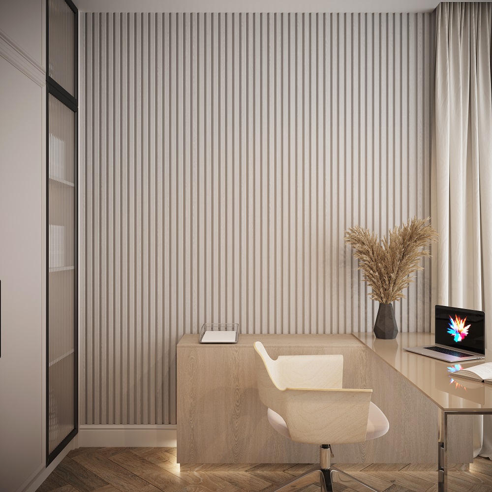 Рейка завершающая с монтажной планкой для панелей МДФ 2,75м L07 Ель сибирская