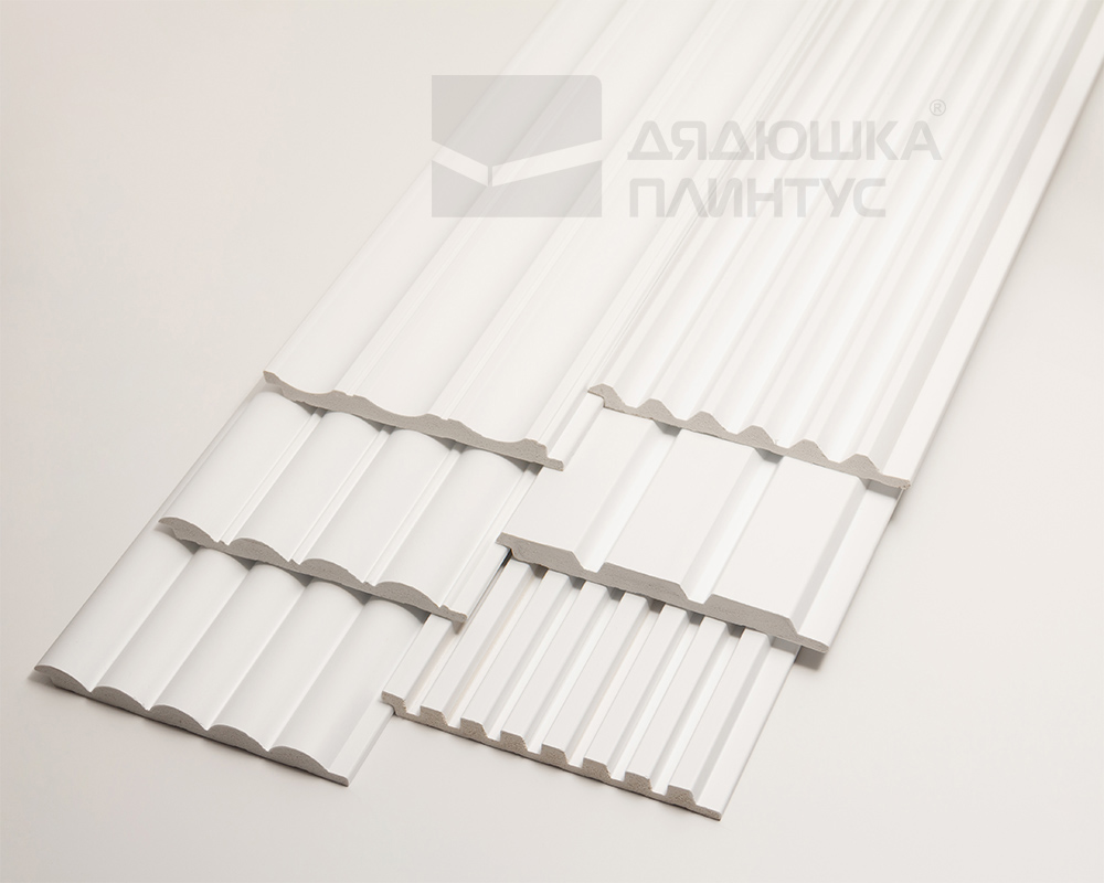 Стеновая панель Волшебная Палочка 105. 2700*120*12 мм Белая под покраску